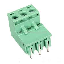 Green Connector PCB Mount 3 pin